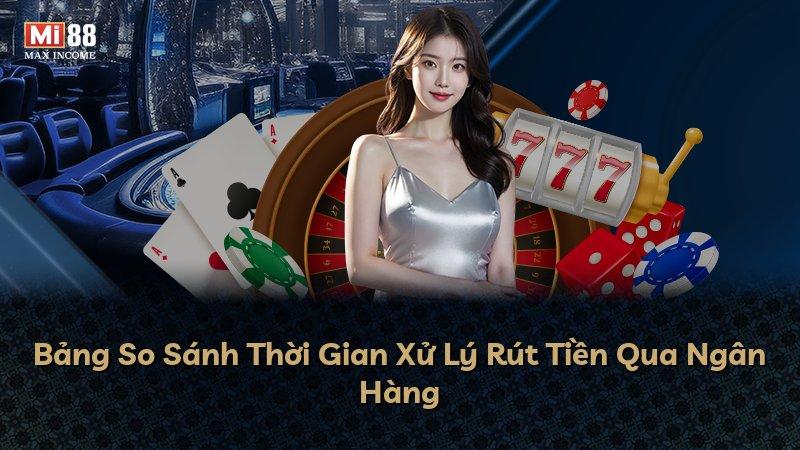Bảng So Sánh Thời Gian Xử Lý Rút Tiền Qua Ngân Hàng