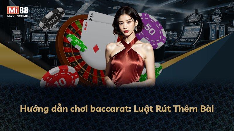 Hướng dẫn chơi baccarat: Luật Rút Thêm Bài